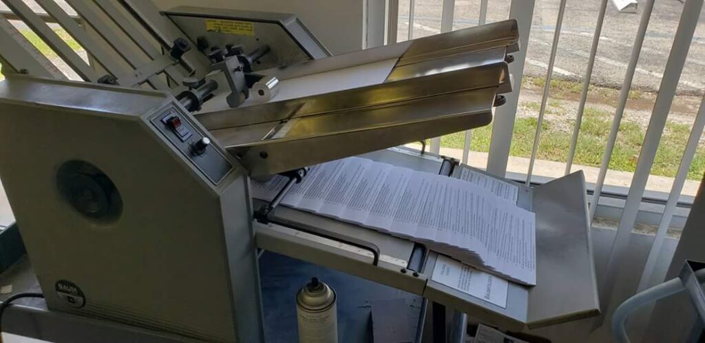 letter folding machine